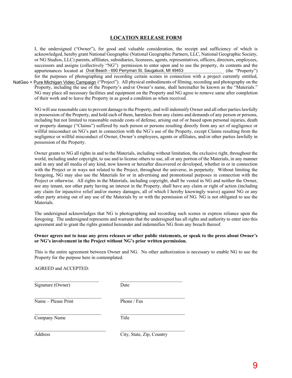 Page 9 of the packet; its text follows