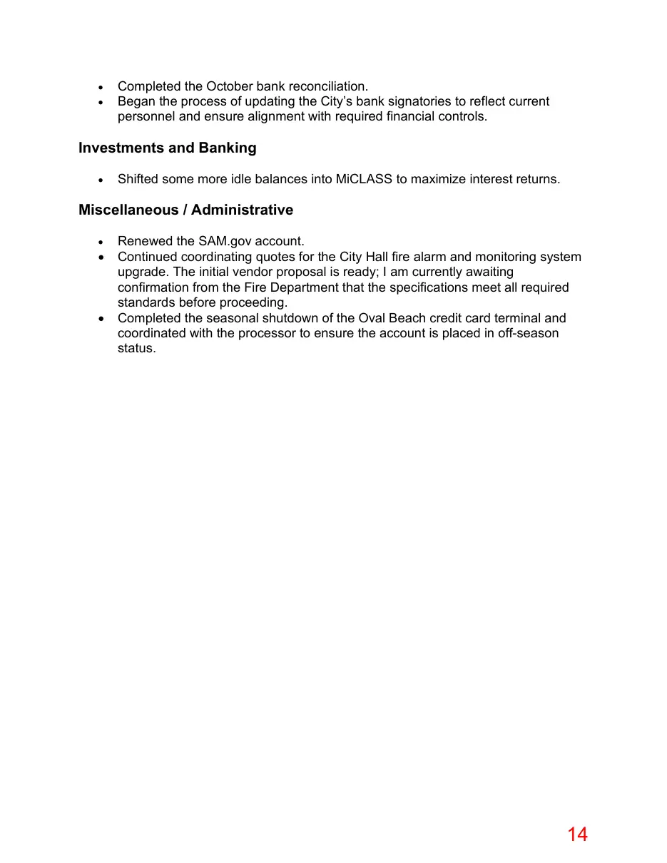 Page 14 of the packet; its text follows