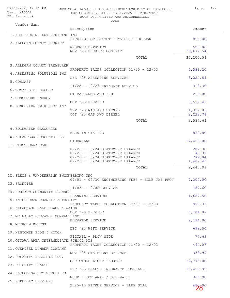 Page 28 of the packet; its text follows