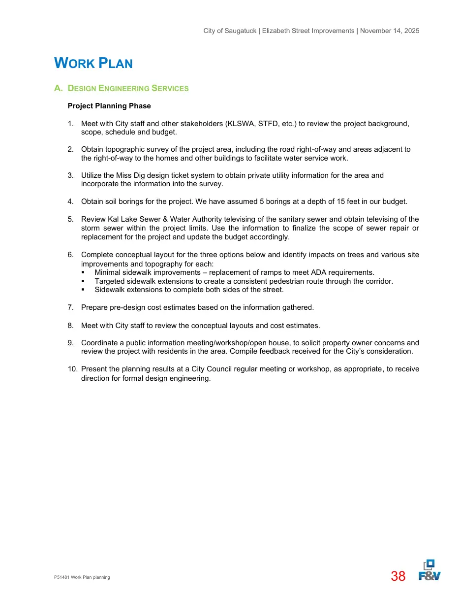 Page 38 of the packet; its text follows