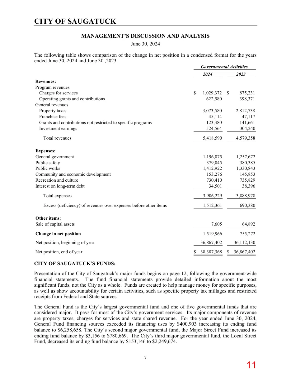 Page 11 of the packet; its text follows