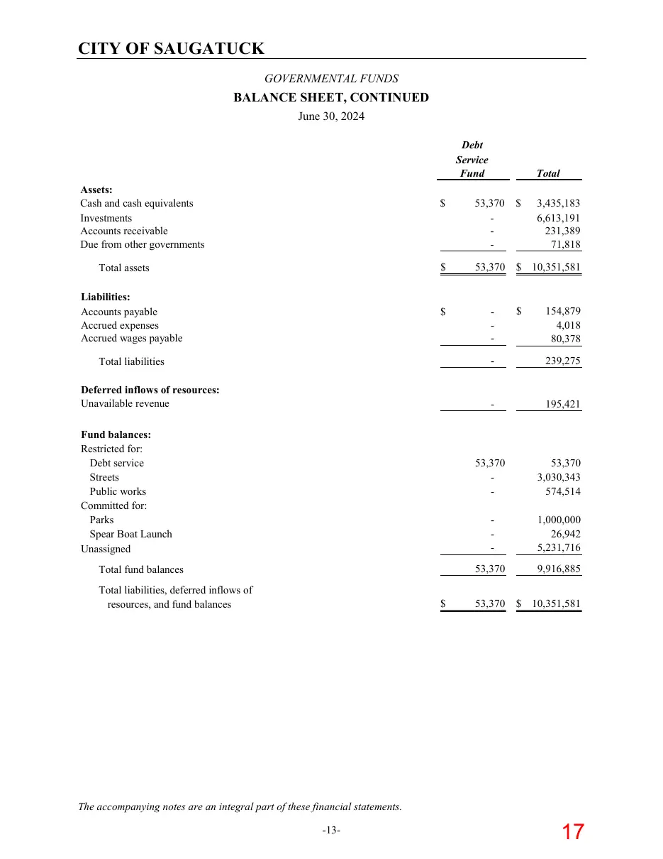 Page 17 of the packet; its text follows
