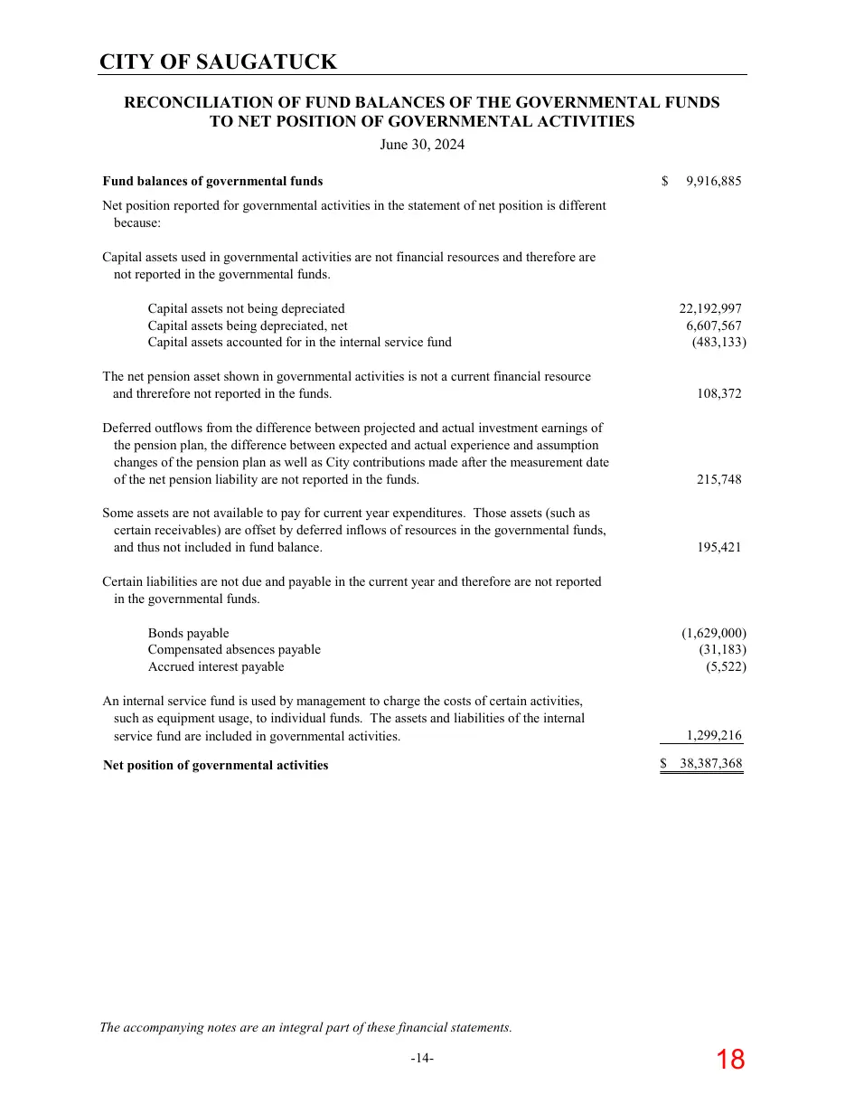Page 18 of the packet; its text follows