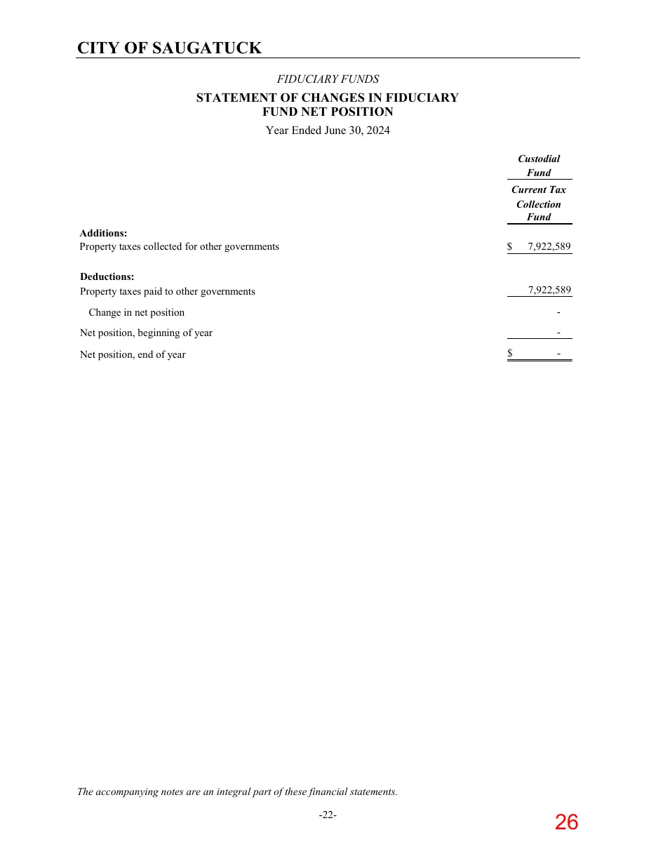 Page 26 of the packet; its text follows