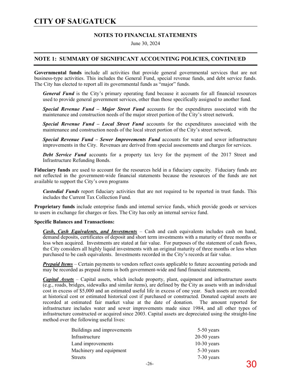 Page 30 of the packet; its text follows