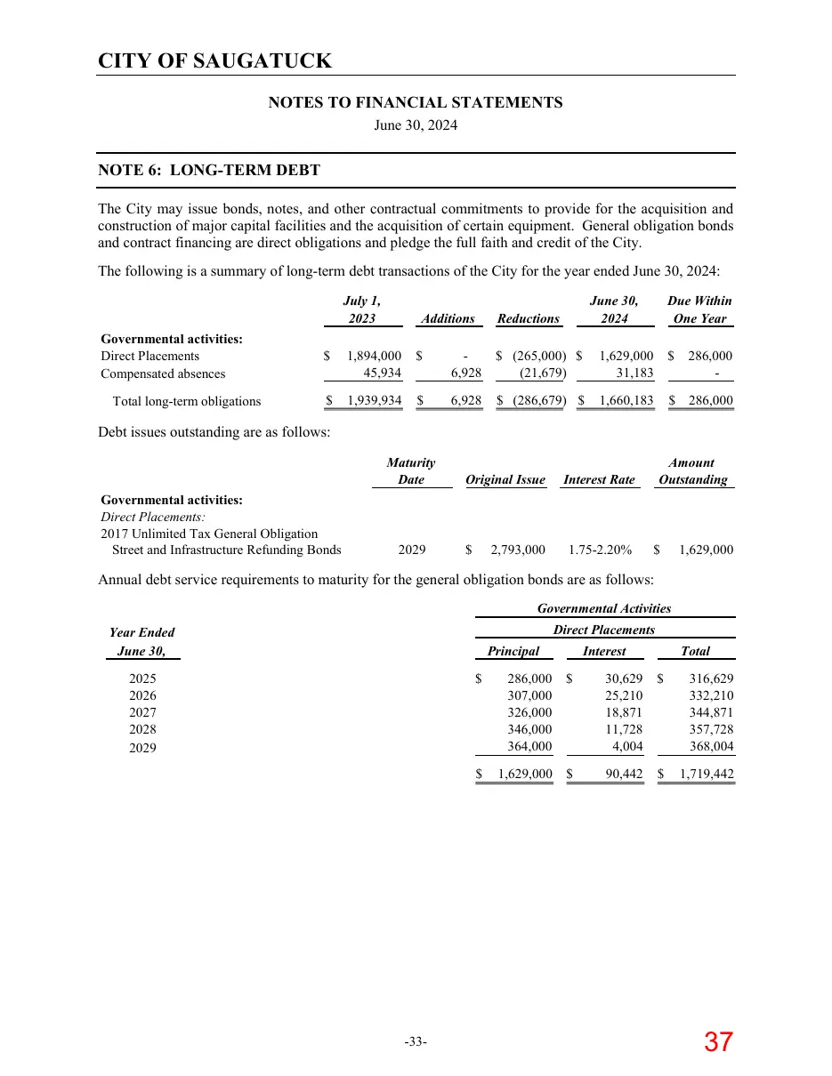 Page 37 of the packet; its text follows