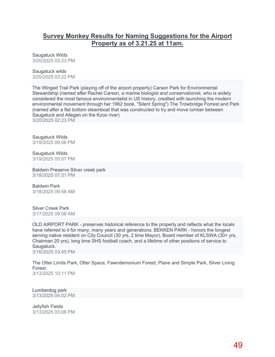 Page 49 of the packet; its text follows