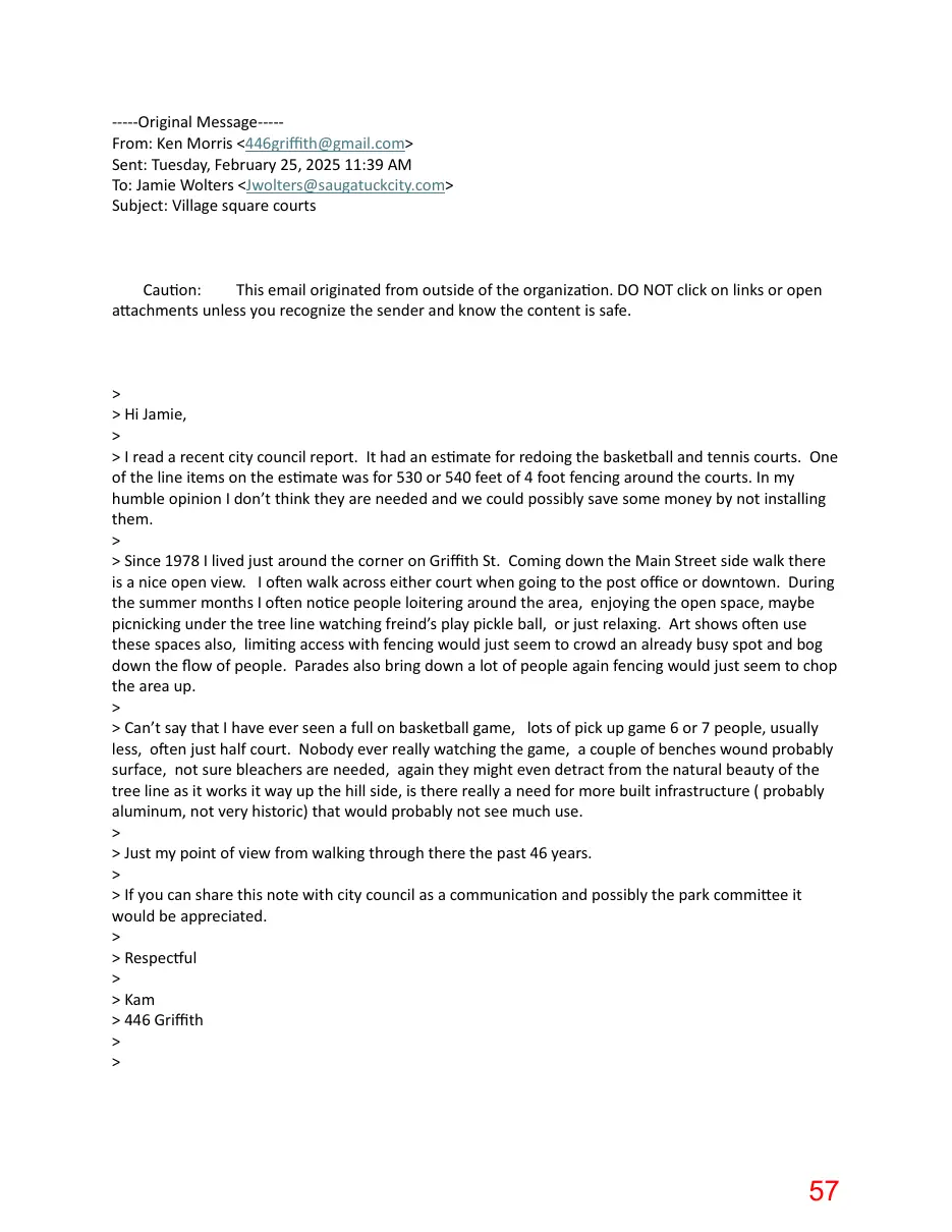 Page 57 of the packet; its text follows