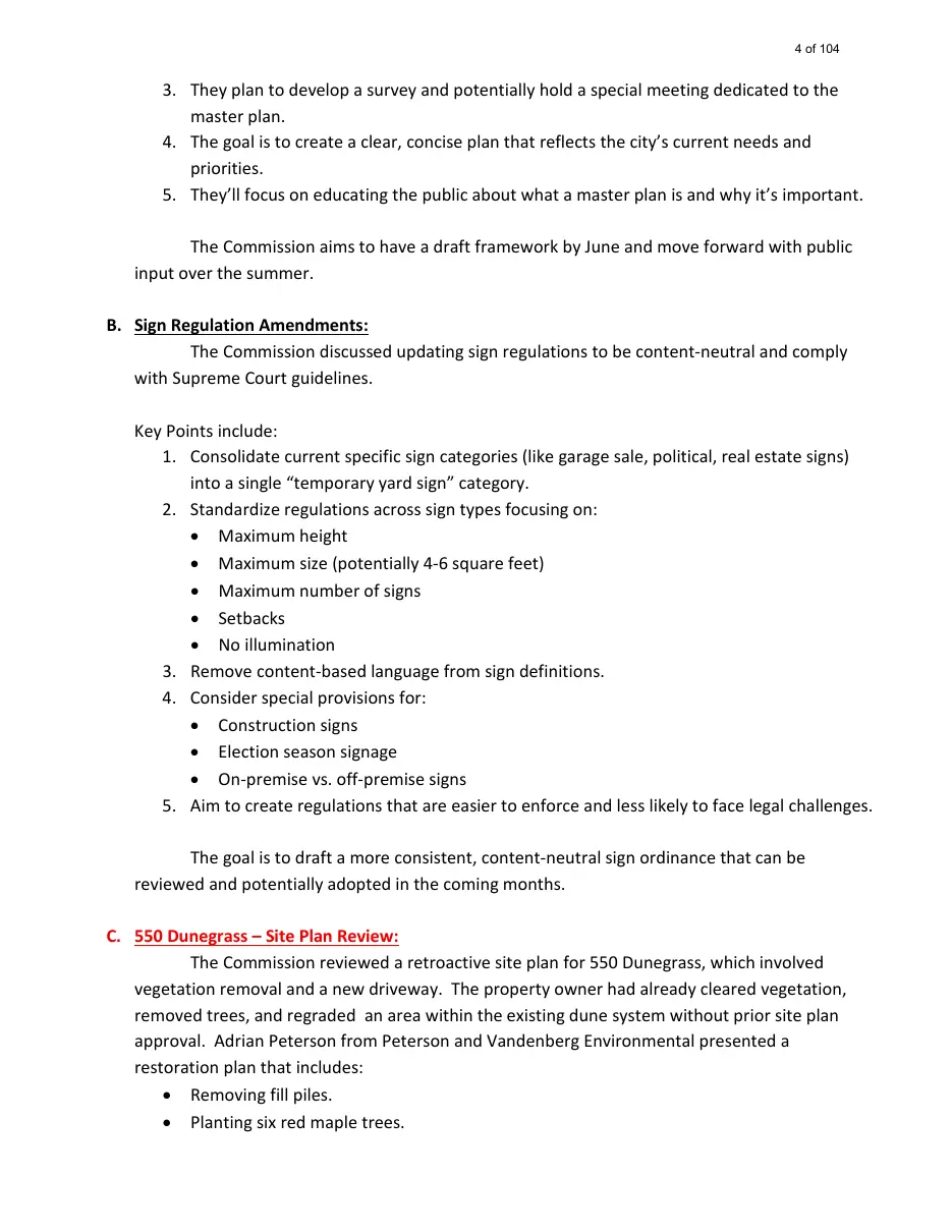 Page 4 of the packet; its text follows