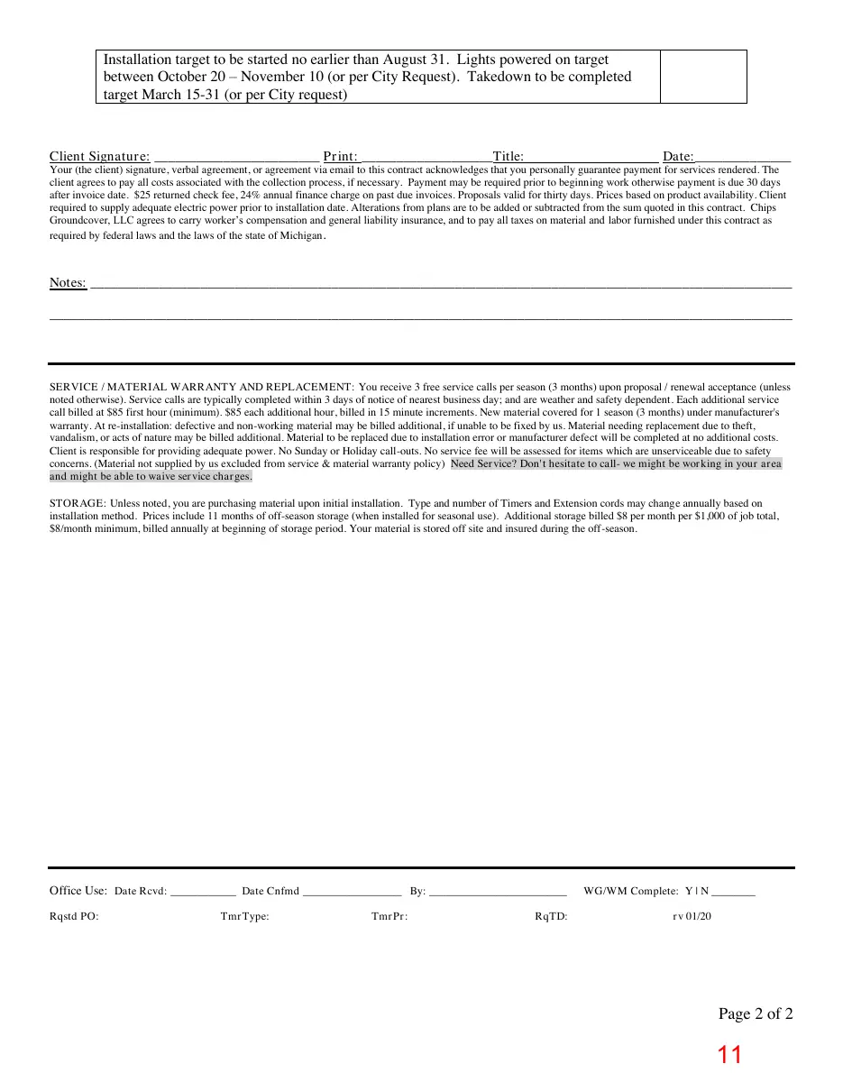 Page 11 of the packet; its text follows