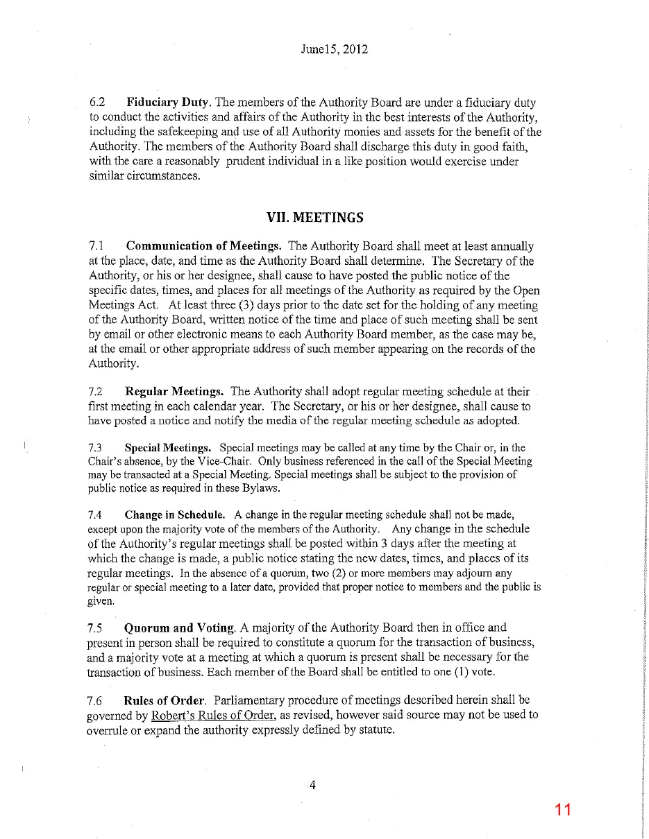 Page 11 of the packet, a scanned page