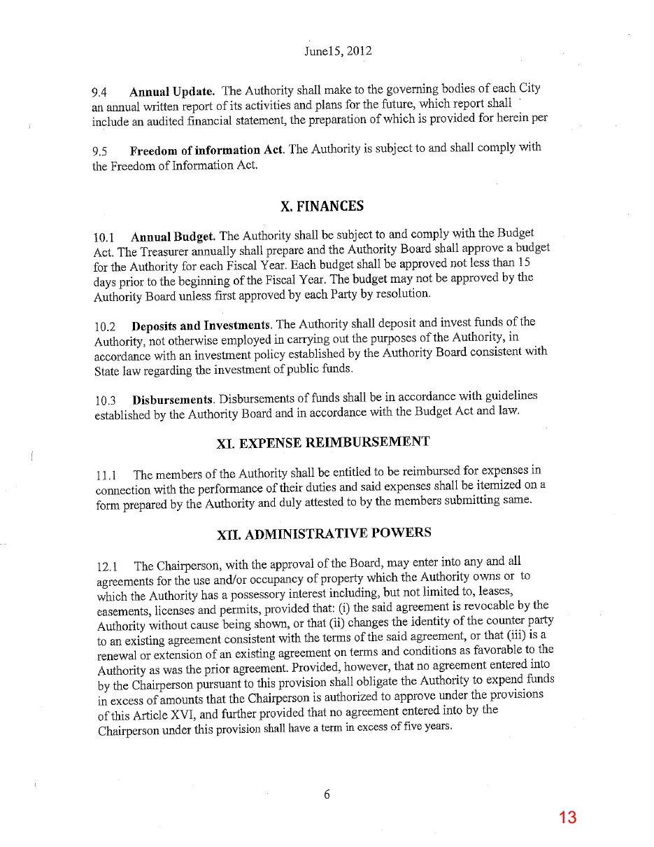 Page 13 of the packet, a scanned page