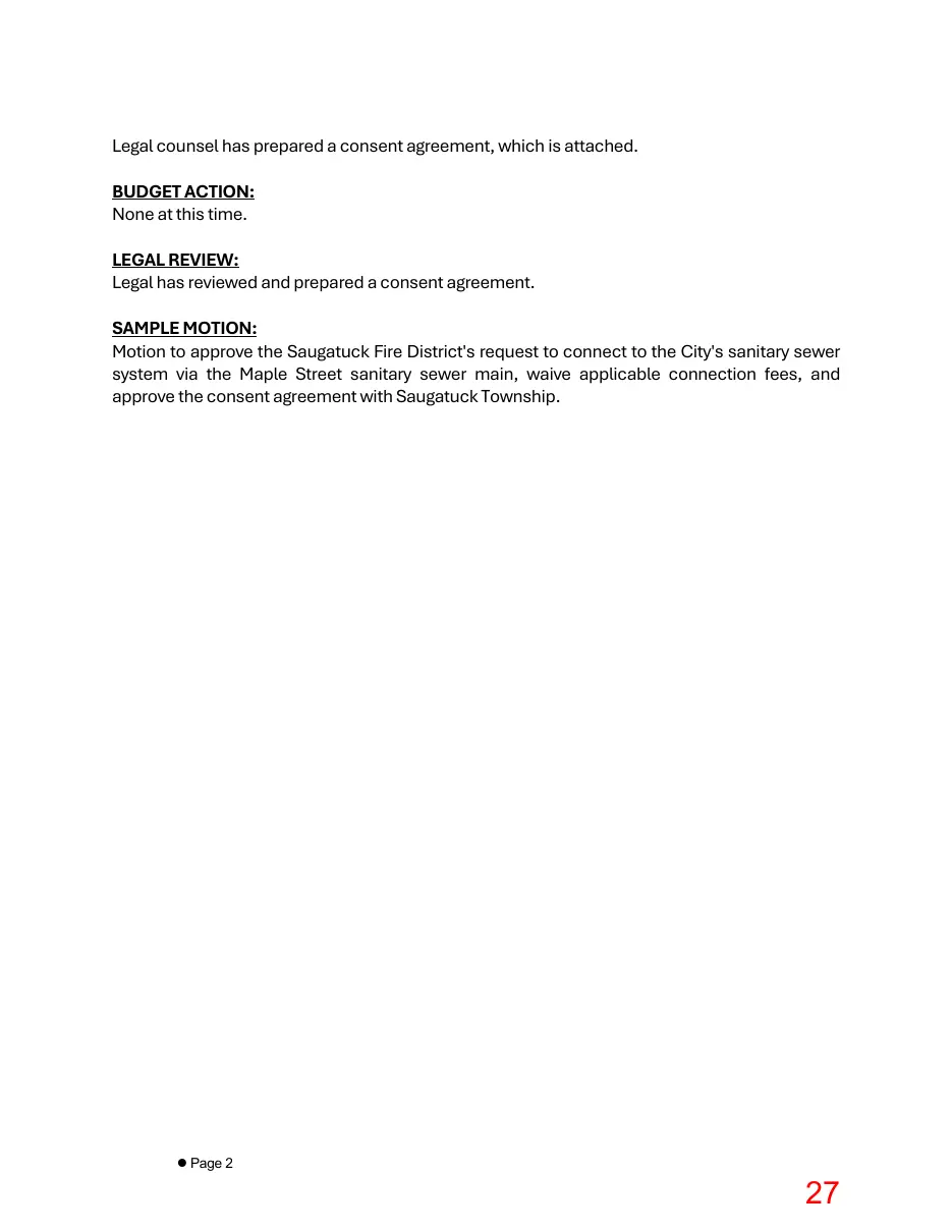 Page 27 of the packet; its text follows