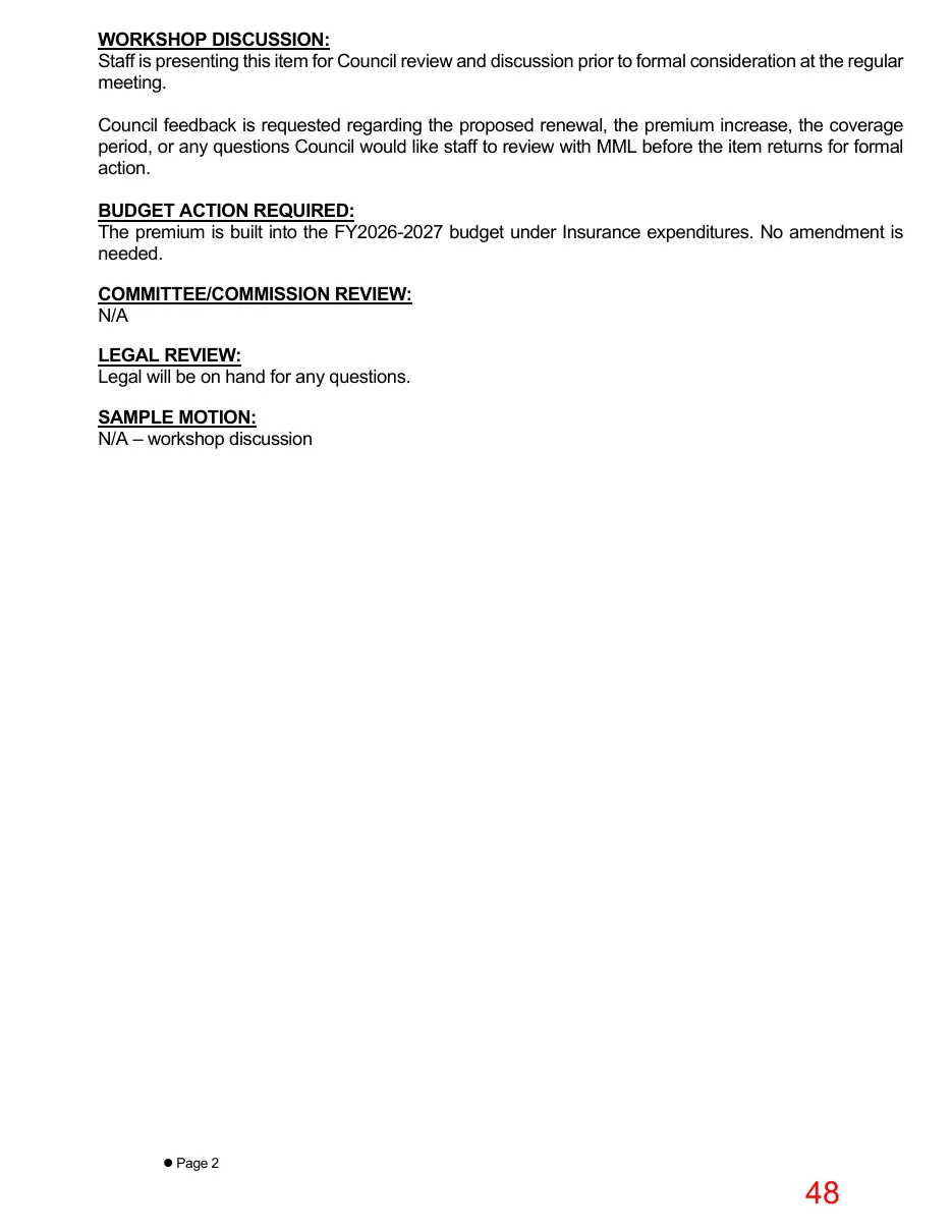 Page 48 of the packet; its text follows
