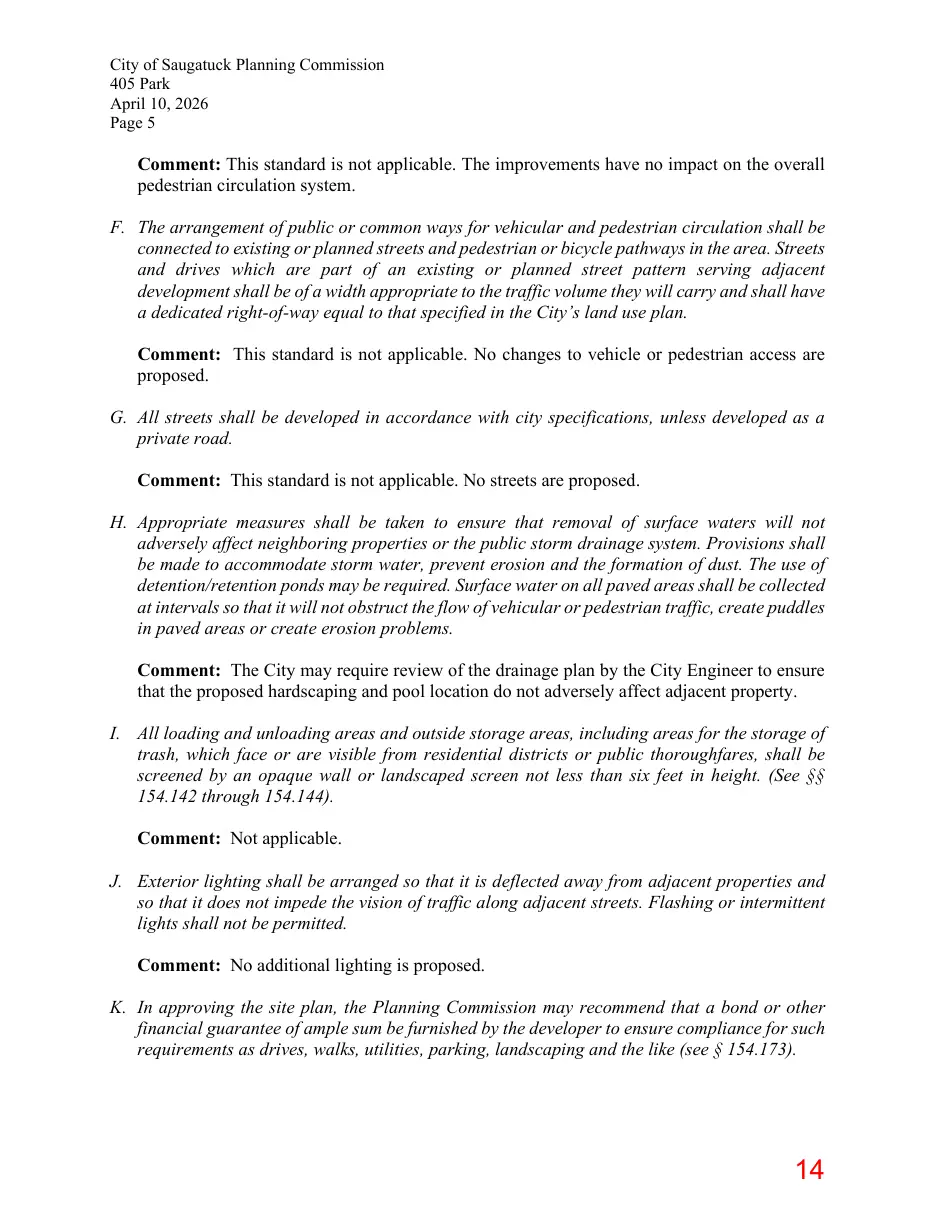 Page 14 of the packet; its text follows