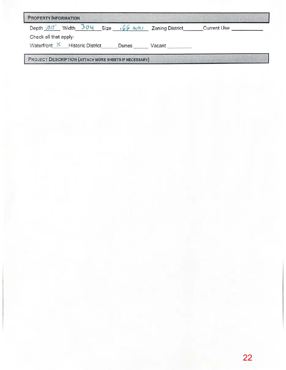 Page 22 of the packet, a scanned page