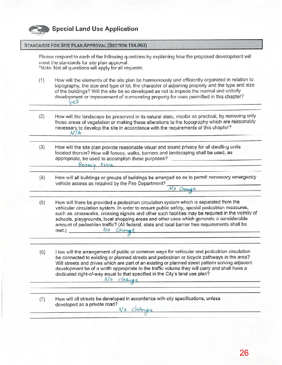 Page 26 of the packet, a scanned page