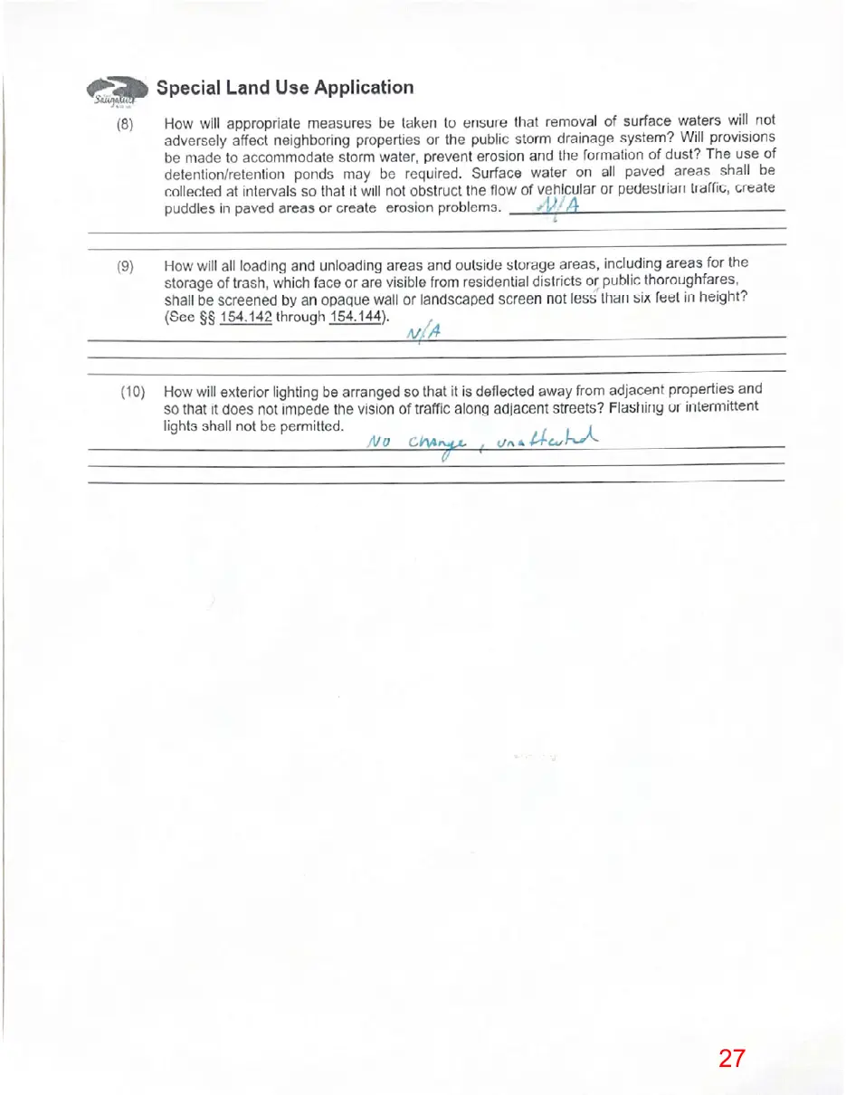 Page 27 of the packet, a scanned page