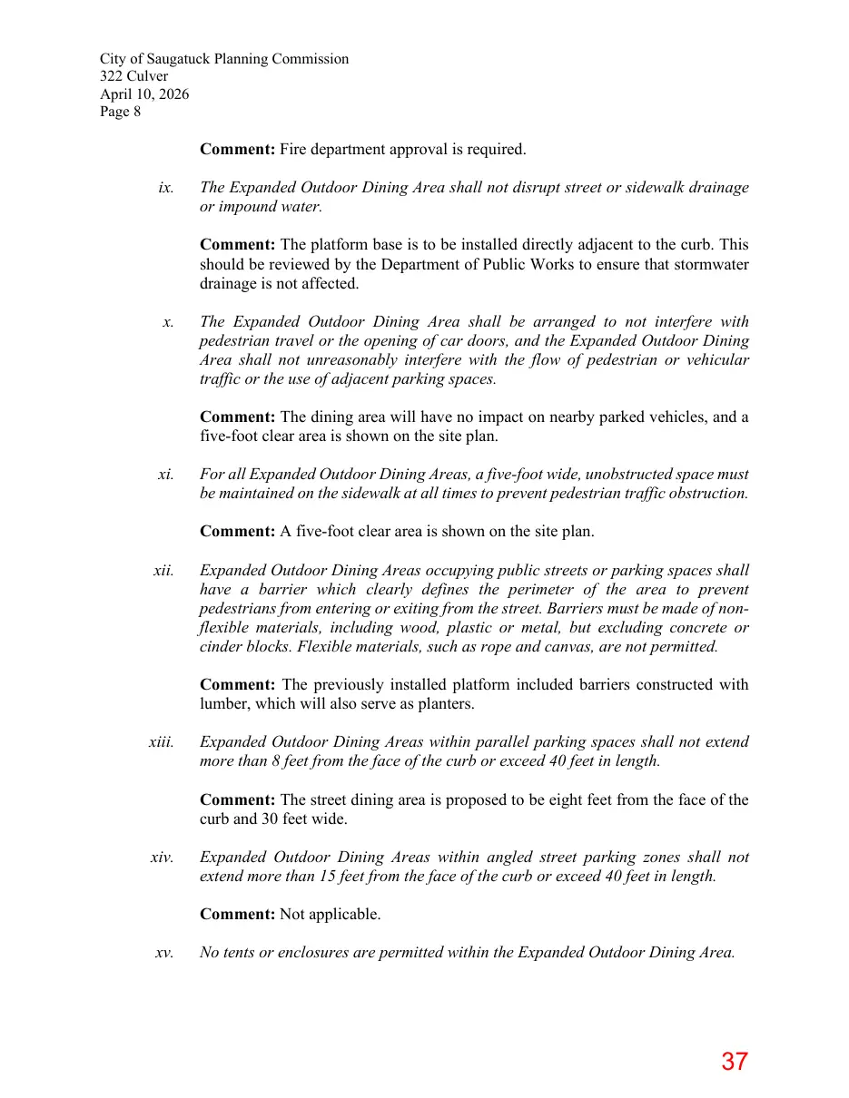 Page 37 of the packet; its text follows