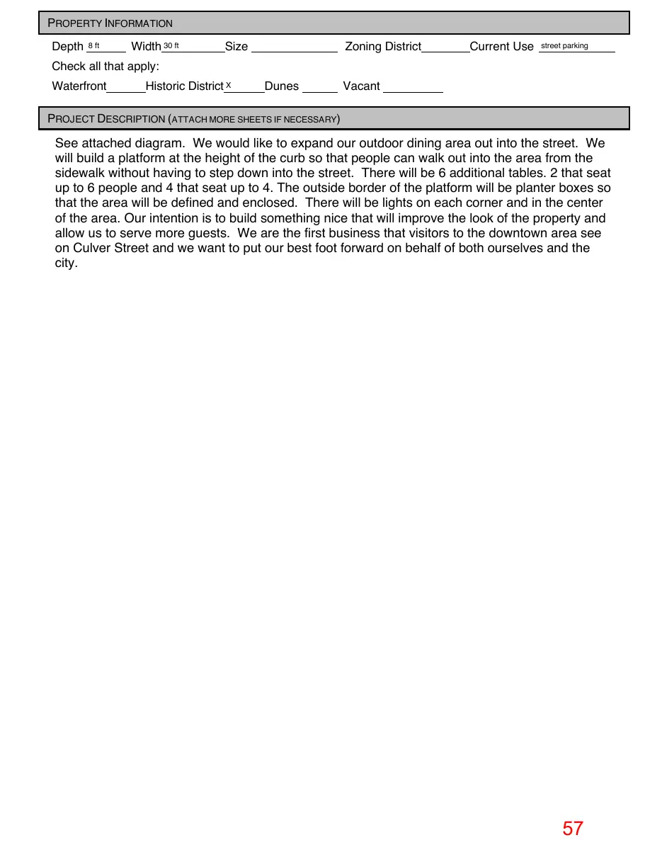 Page 57 of the packet; its text follows