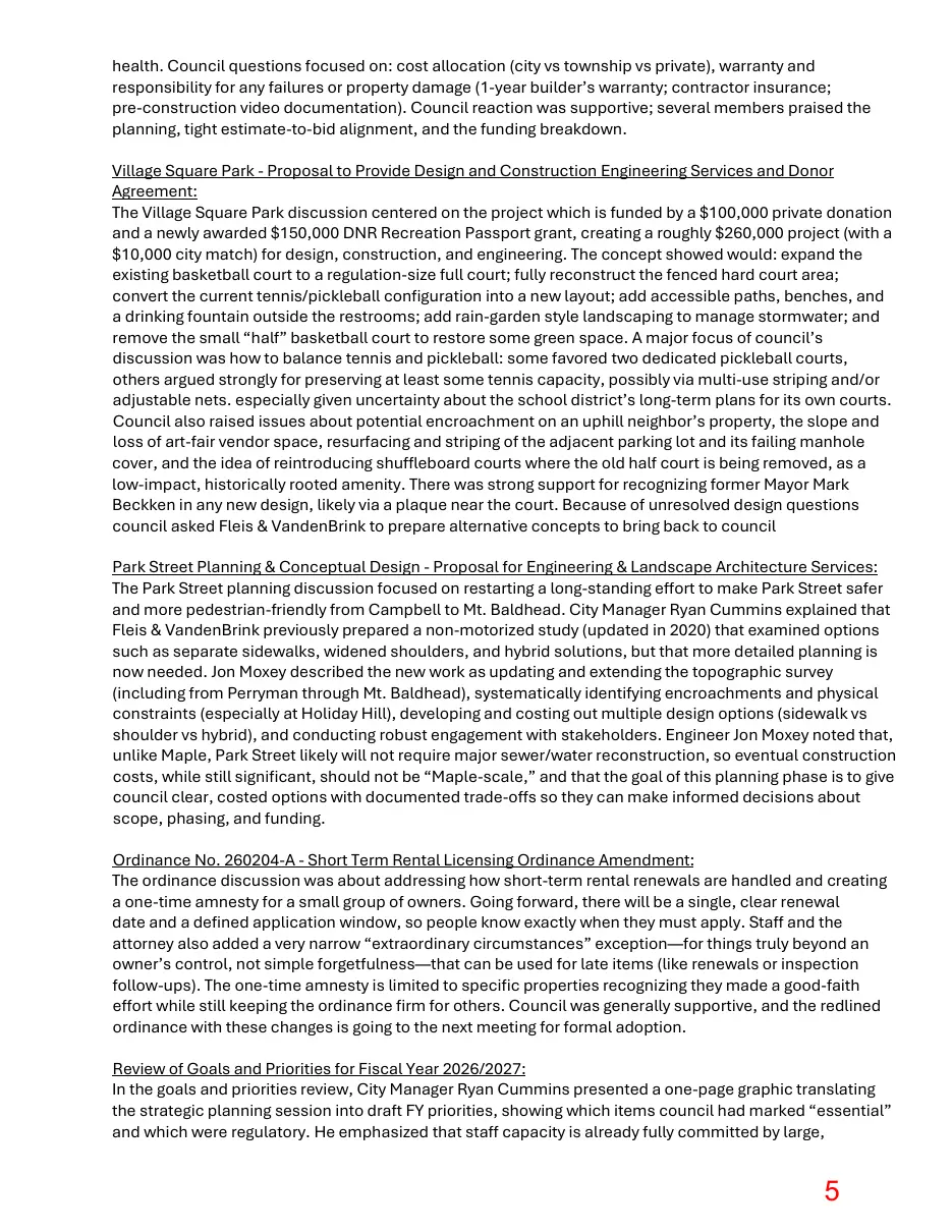 Page 5 of the packet; its text follows
