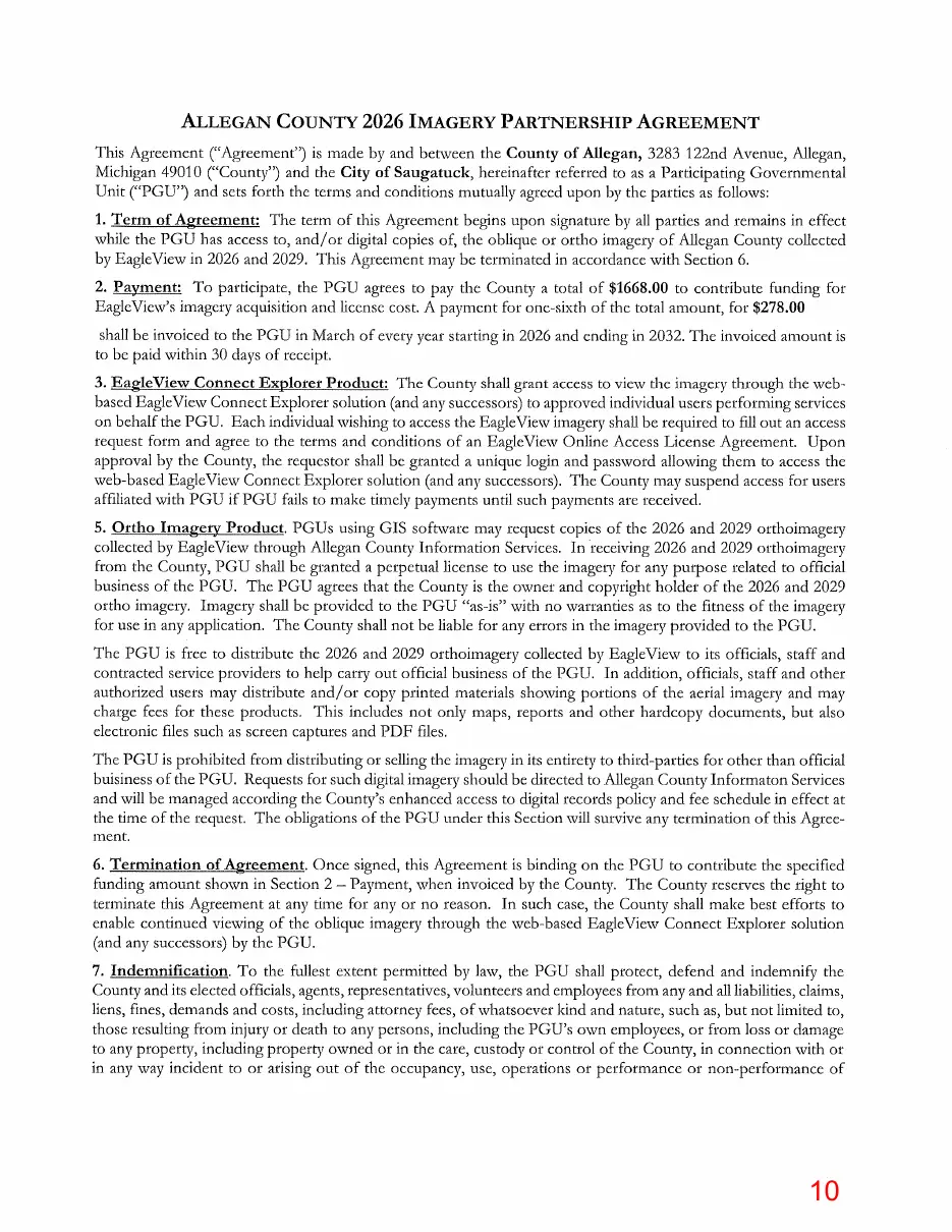 Page 10 of the packet, a scanned page