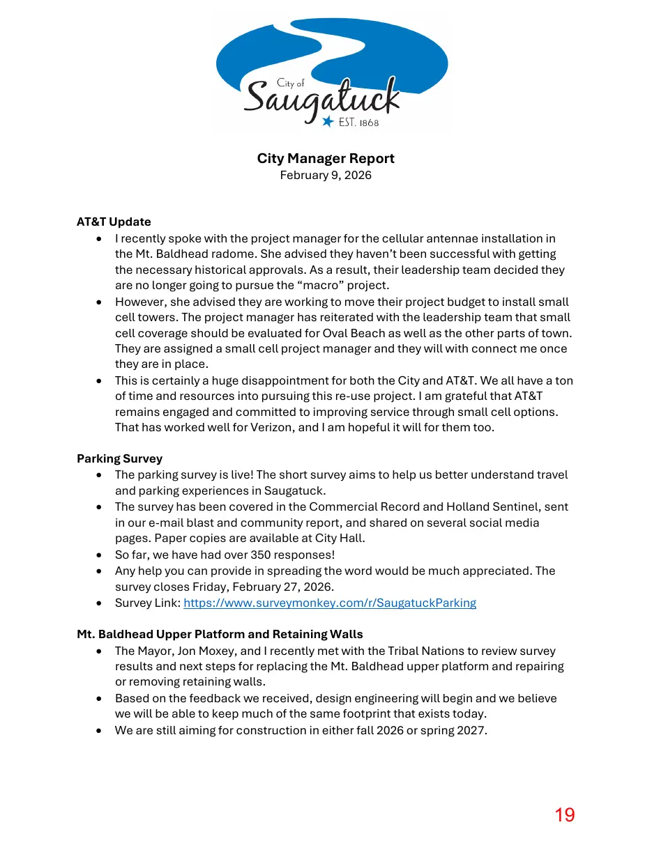 Page 19 of the packet; its text follows