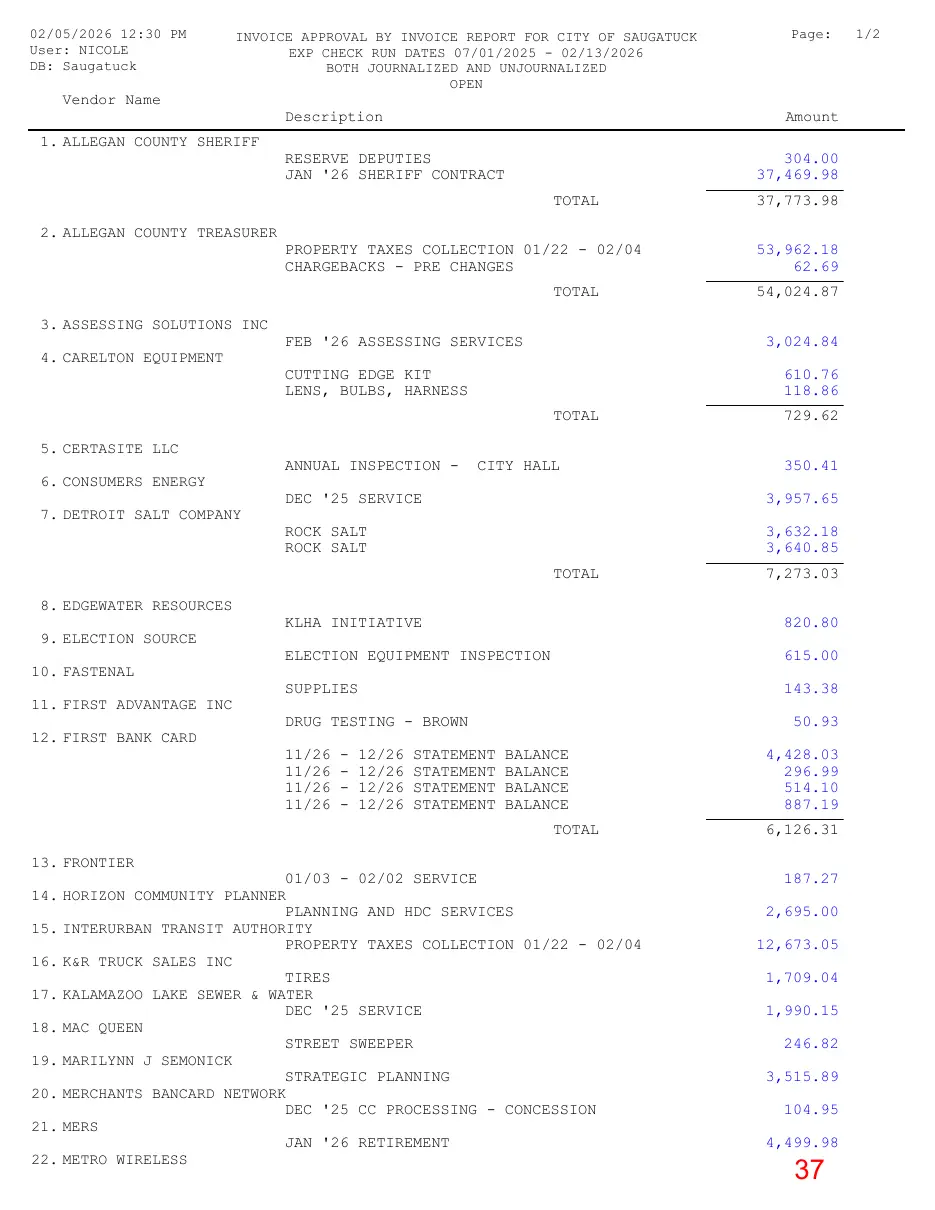 Page 37 of the packet; its text follows