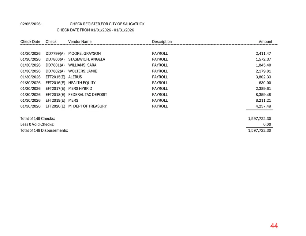 Page 44 of the packet; its text follows