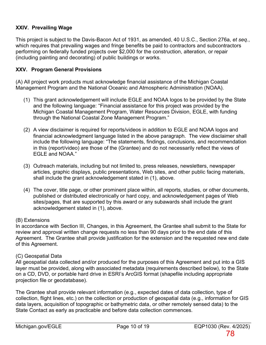 Page 78 of the packet; its text follows