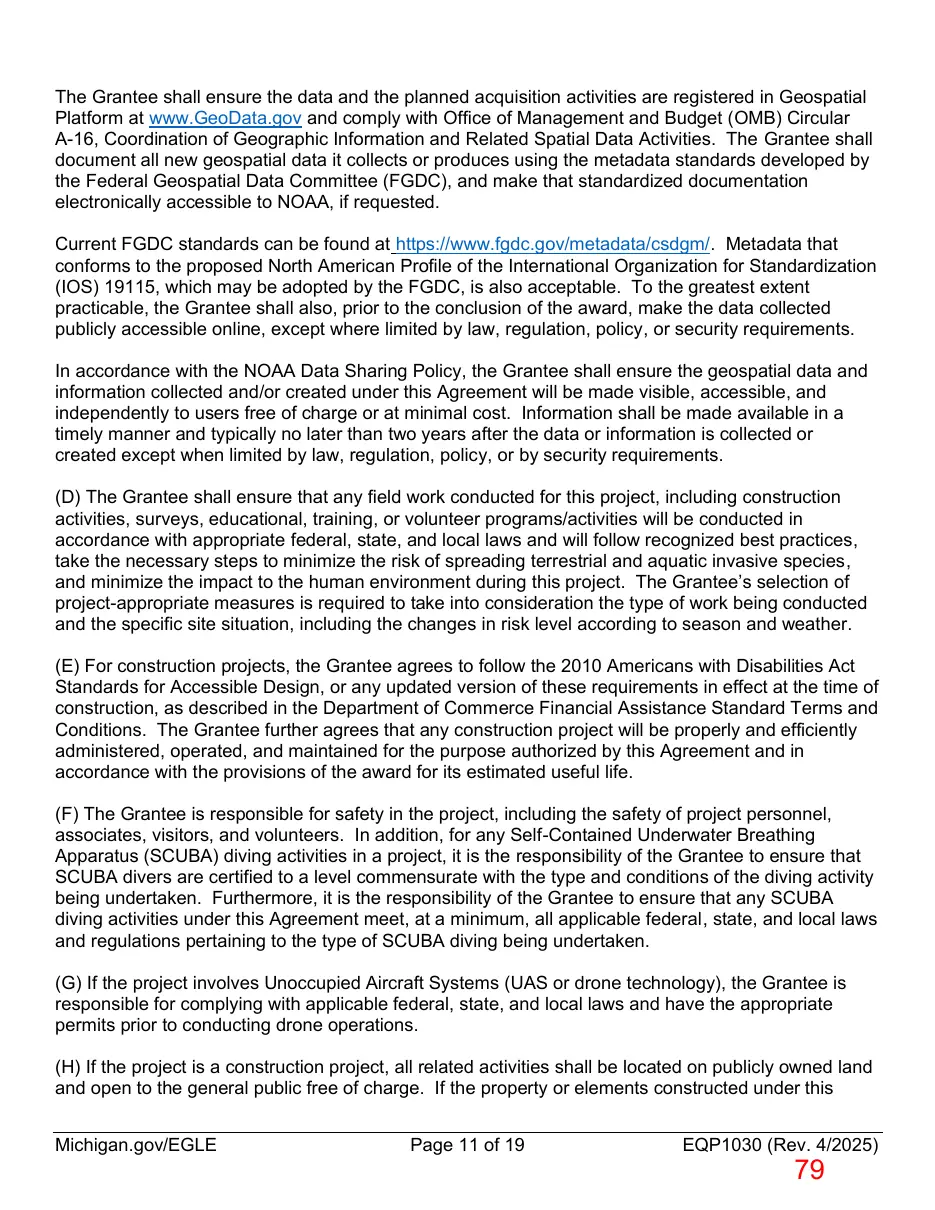 Page 79 of the packet; its text follows