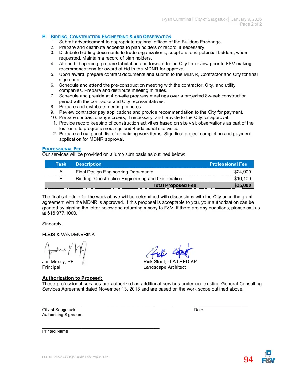 Page 94 of the packet; its text follows