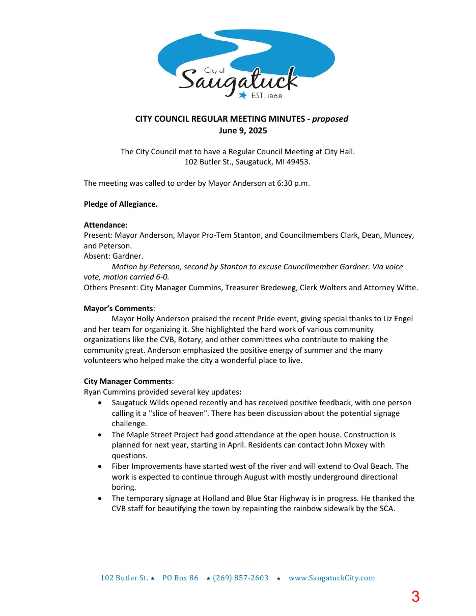 Page 3 of the packet; its text follows