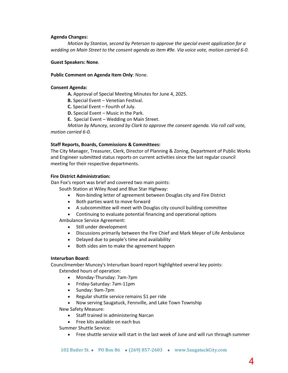 Page 4 of the packet; its text follows