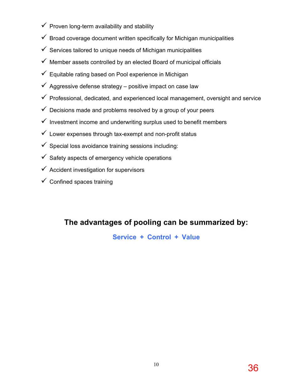 Page 36 of the packet; its text follows