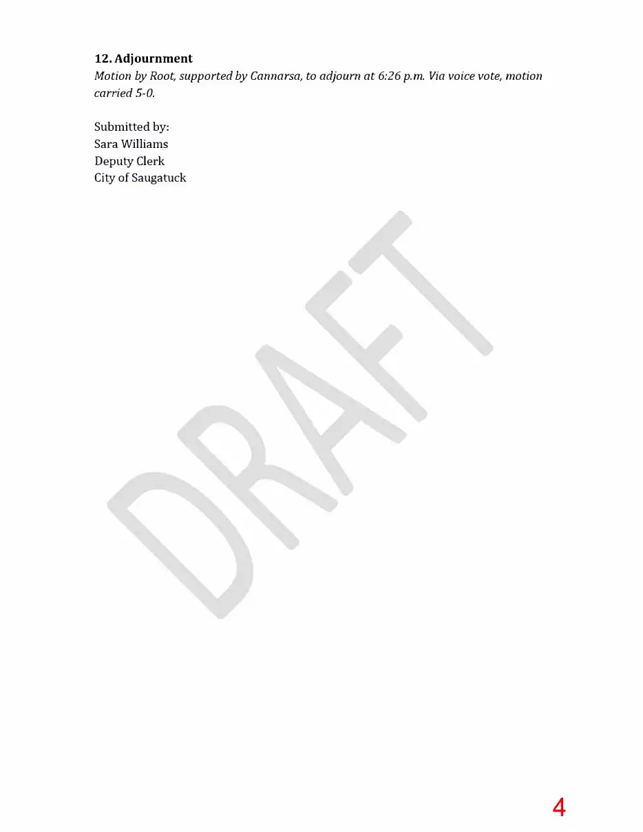 Page 4 of the packet; its text follows