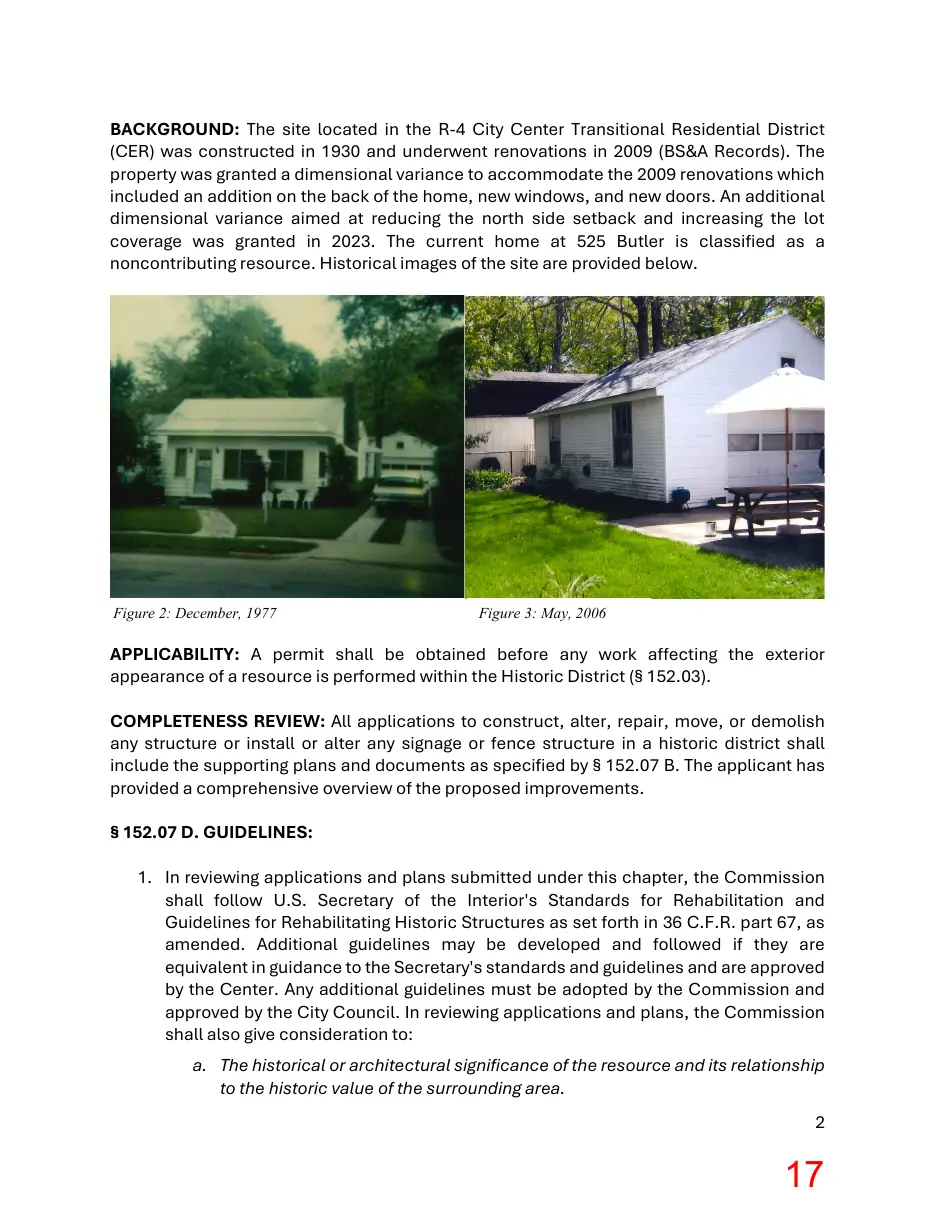 Page 17 of the packet; its text follows