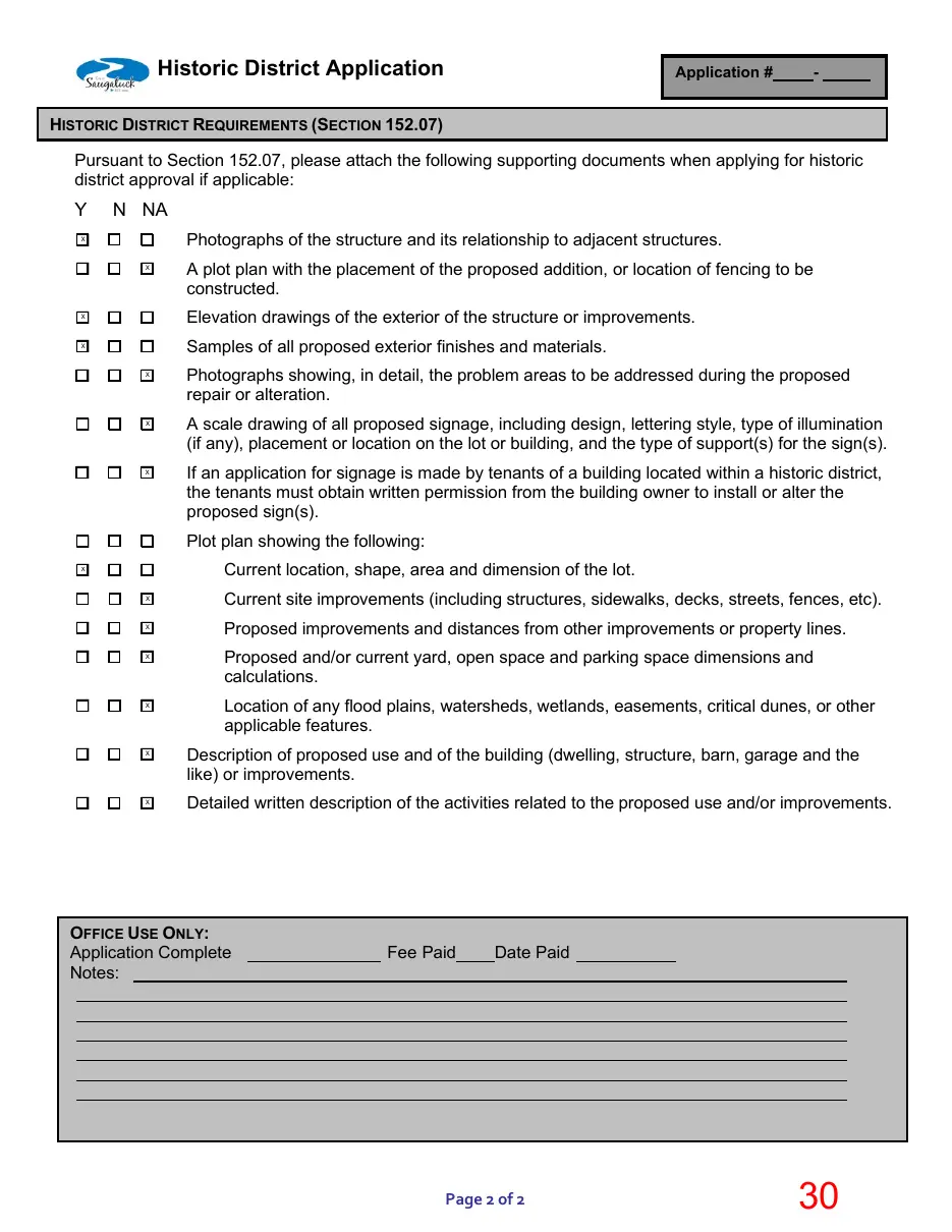 Page 30 of the packet; its text follows