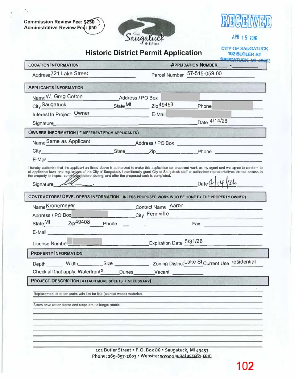 Page 102 of the packet; its text follows