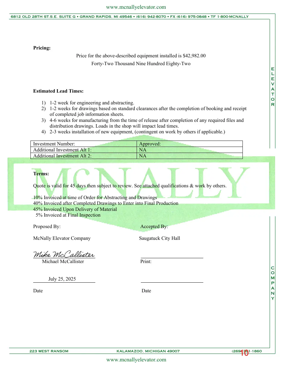 Page 10 of the packet; its text follows