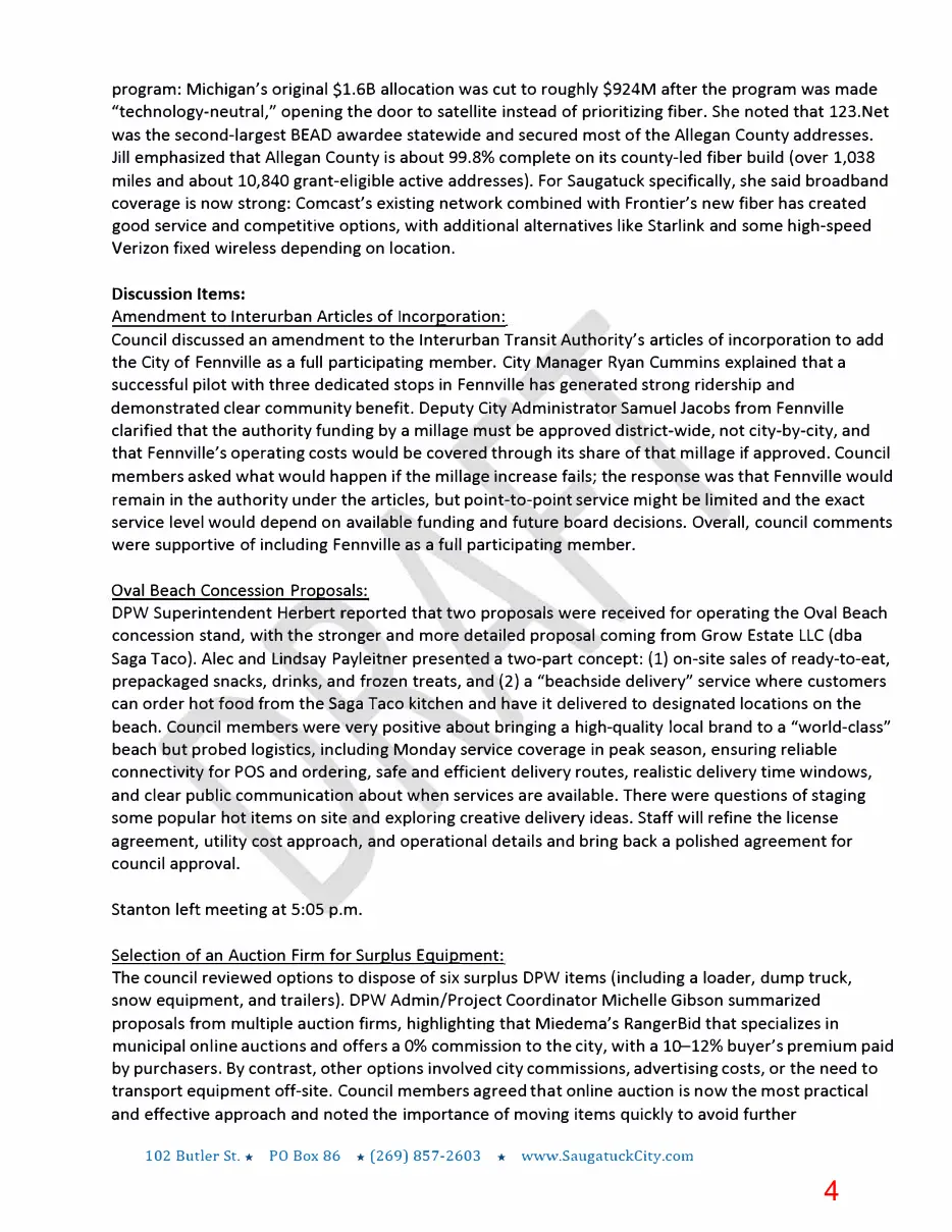 Page 4 of the packet; its text follows