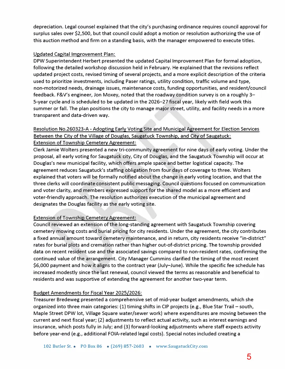 Page 5 of the packet; its text follows