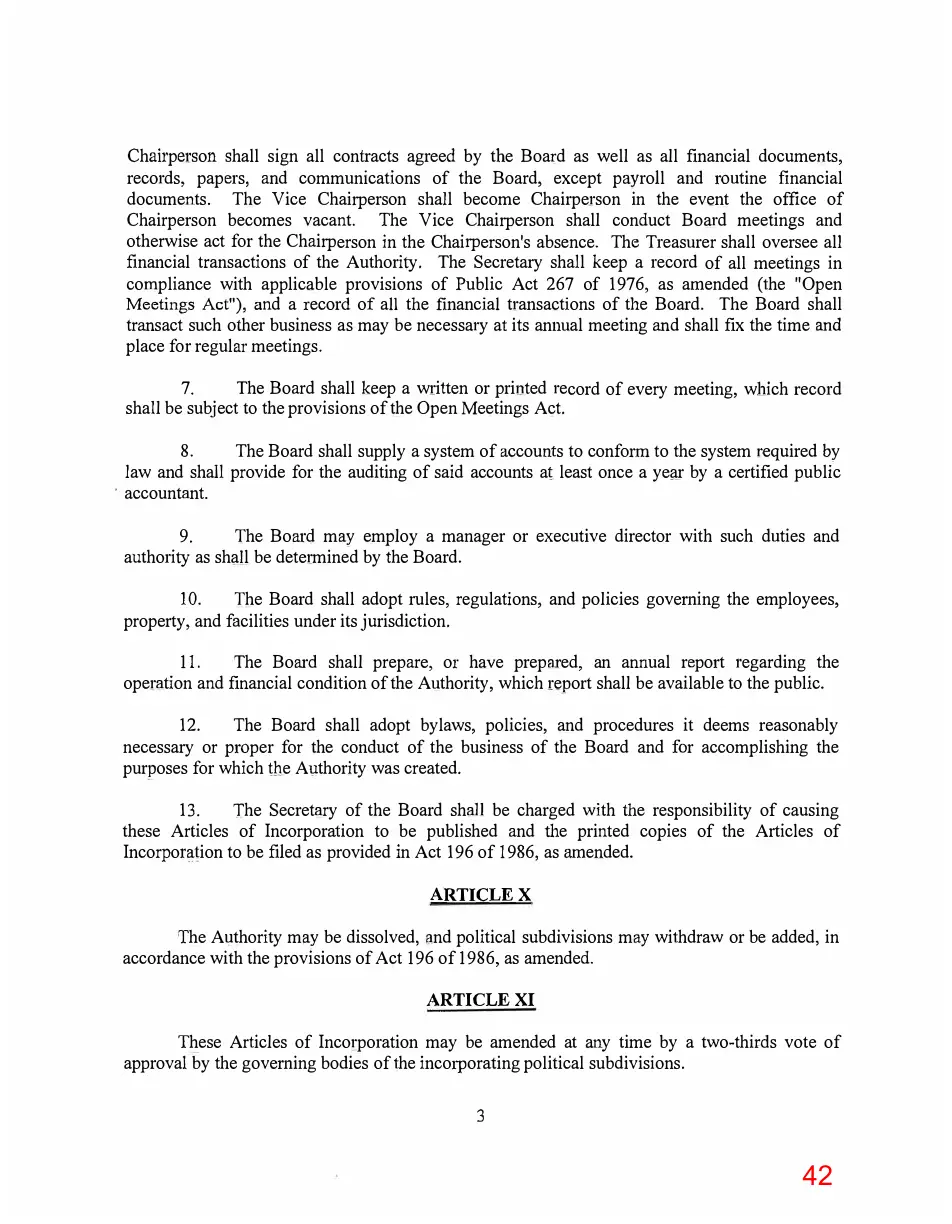 Page 42 of the packet; its text follows