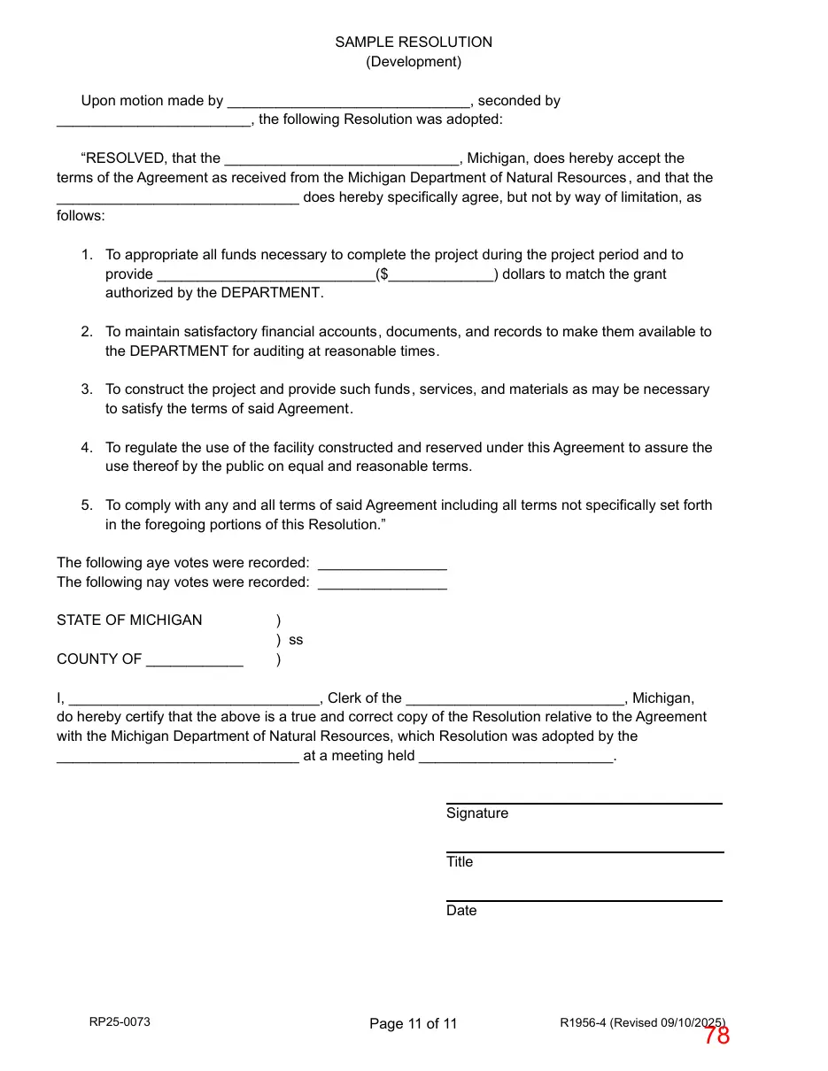 Page 78 of the packet; its text follows