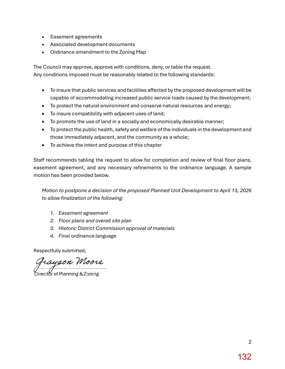 Page 132 of the packet; its text follows