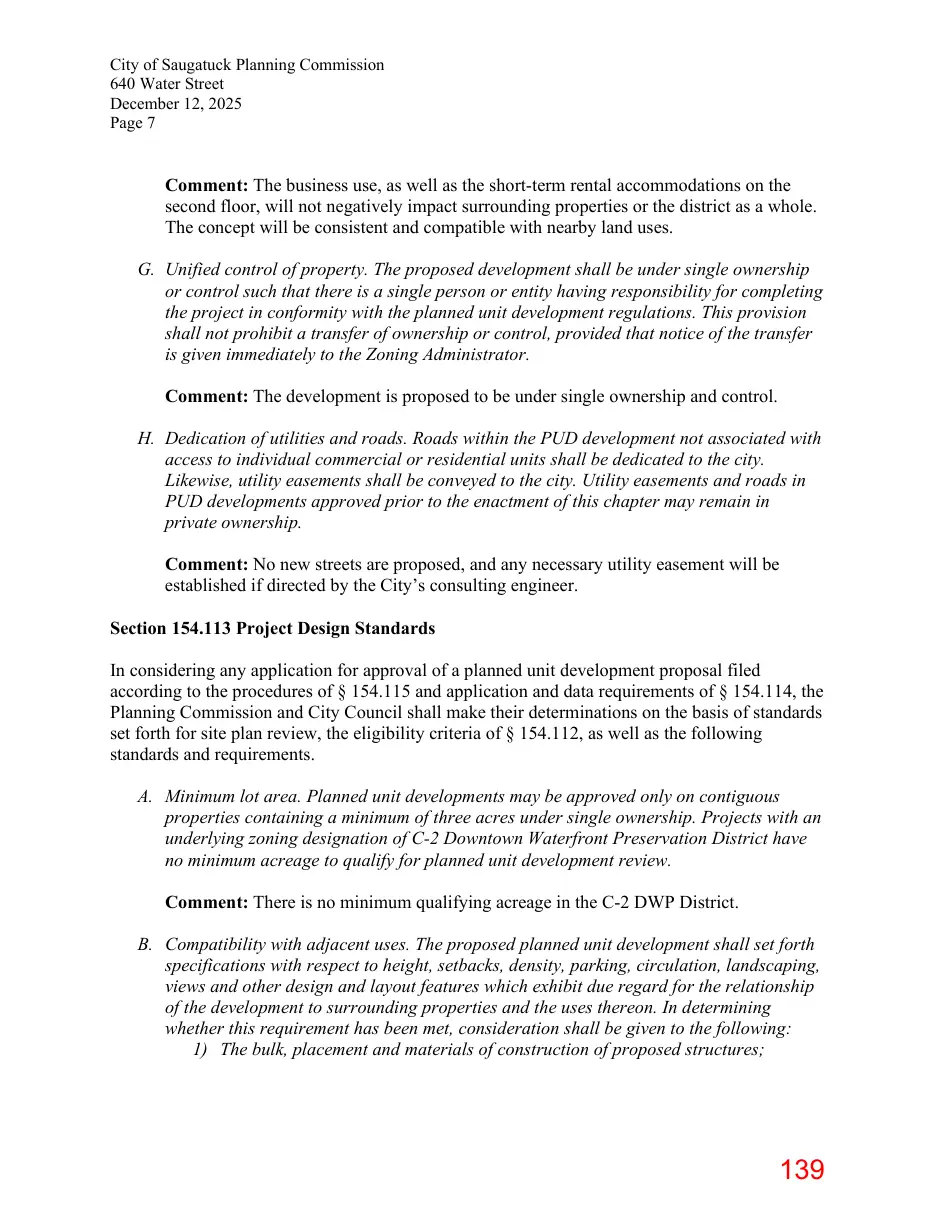 Page 139 of the packet; its text follows