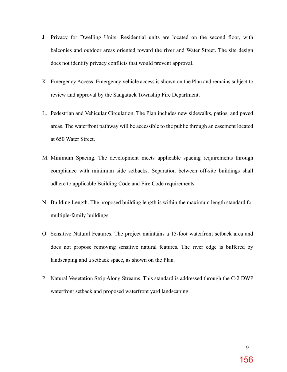 Page 156 of the packet; its text follows