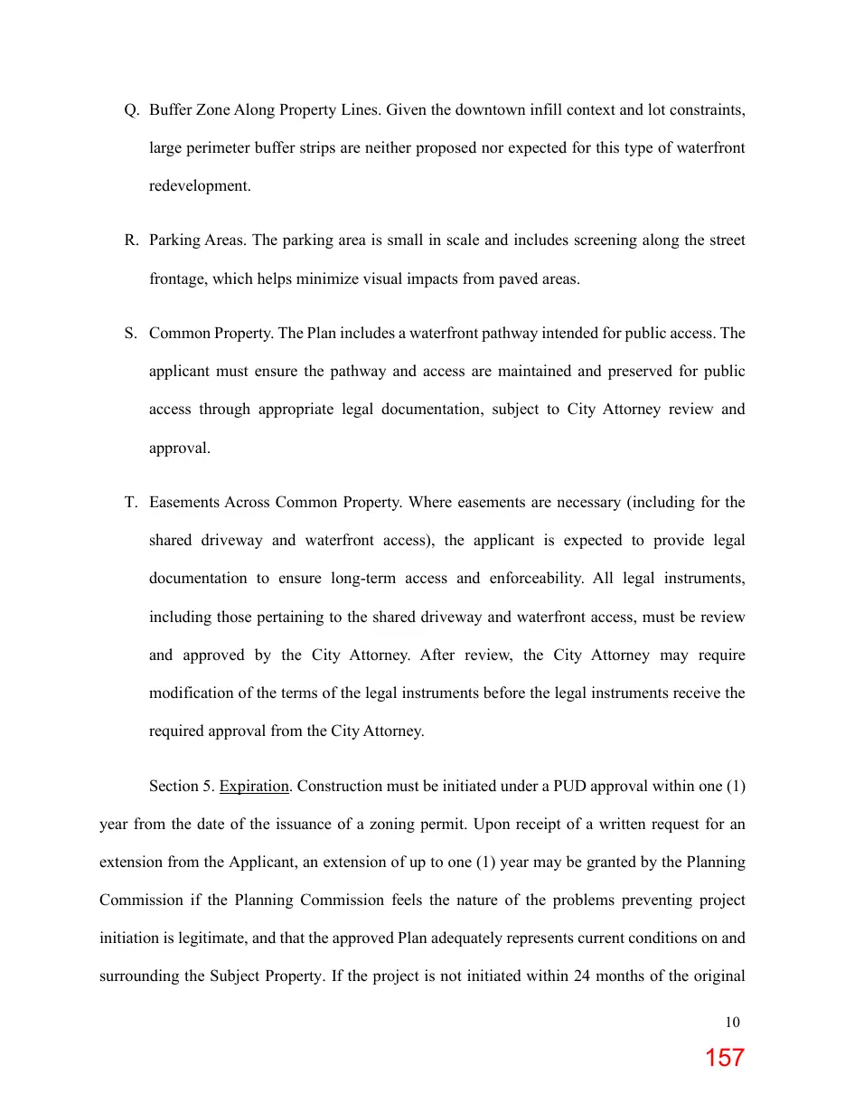 Page 157 of the packet; its text follows