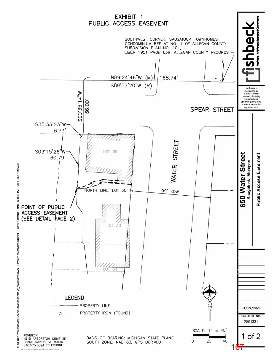 Page 167 of the packet; its text follows