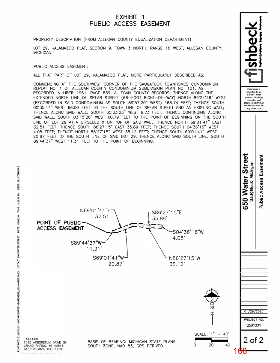 Page 168 of the packet; its text follows